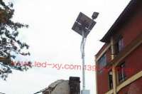 太阳能路灯在强震后的尼泊尔依然闪亮